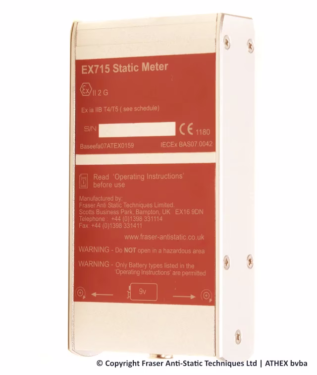 atex explosieveilig meetapparaat statische elektriciteit